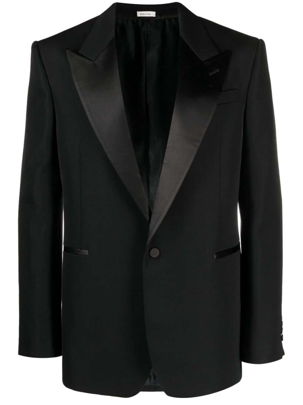 ALEXANDER MCQUEEN Classic Single-Breasted Wool Jacket for Men - FW23 Collection