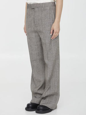 BOTTEGA VENETA Gray Flare Pants for Women