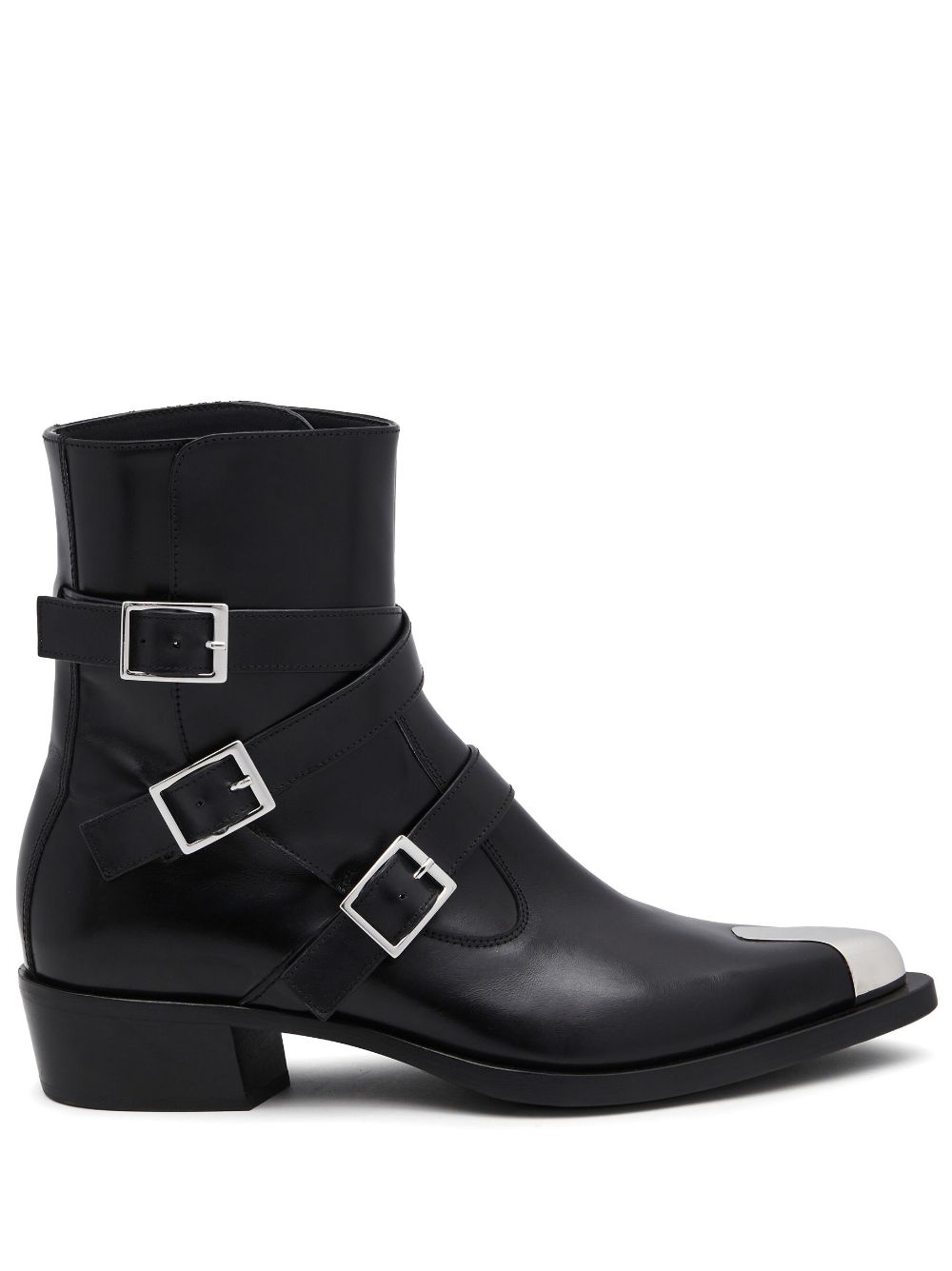 ALEXANDER MCQUEEN Stylish Black Boots for Men - 23FW Collection