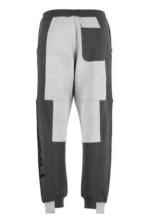 ALEXANDER MCQUEEN Men's Grey Patchwork Jogger for FW23