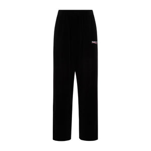 BALENCIAGA Political Campaign Chenille Joggers - Black