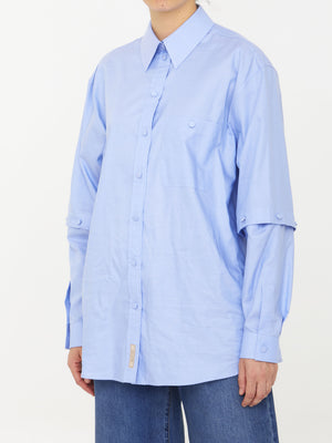 Cotton Oxford Shirt - Light Blue