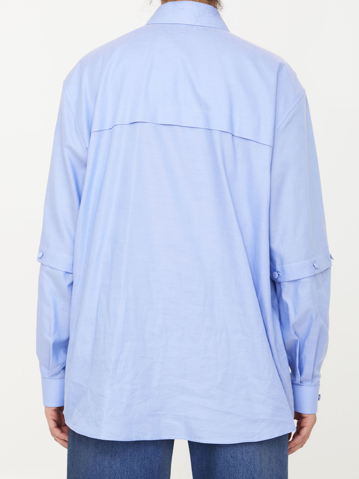 Cotton Oxford Shirt - Light Blue