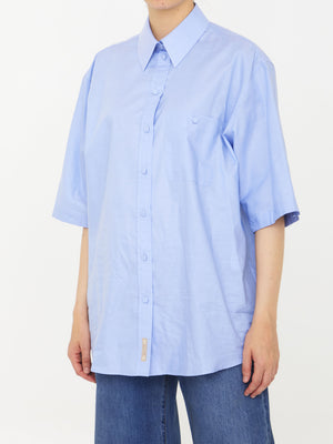 Cotton Oxford Shirt - Light Blue