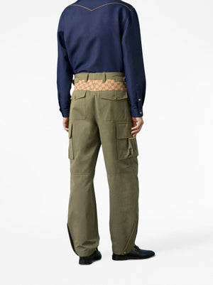 GUCCI Multicolored Training Pants for Men, 23FW Collection