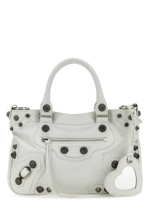 BALENCIAGA Neo Cagole Leather Tote Handbag Handbag - FW23 Collection