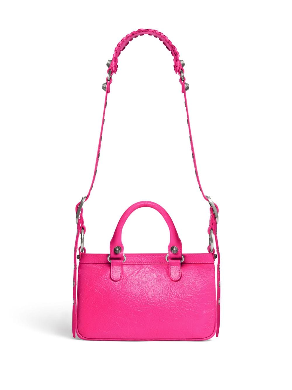 小型粉紅皮製手提包-女士Neo Cagole手提包