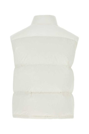 BOTTEGA VENETA Elegant Buttoned Raffia and Linen Gilet