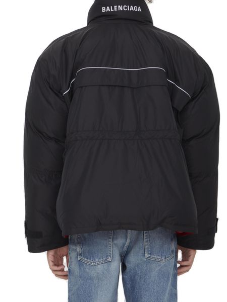 BALENCIAGA Trendy Black Parka Jacket for Men