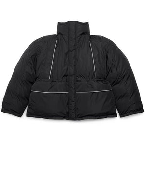 BALENCIAGA Trendy Black Parka Jacket for Men