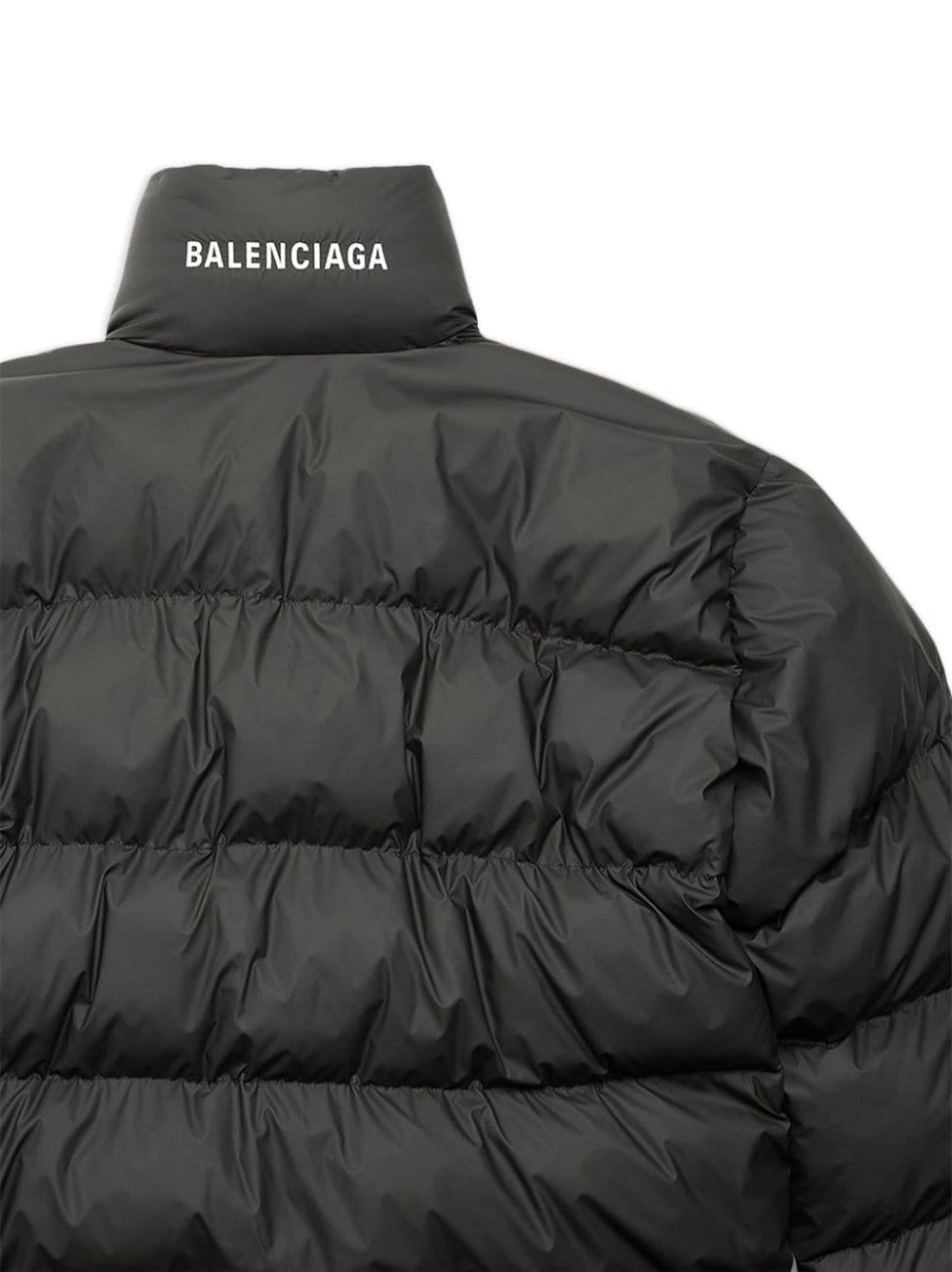 BALENCIAGA Statement Maxi Wrap Puffer Jacket in Coated Nylon for FW23