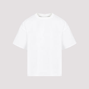 BOTTEGA VENETA White Cotton Crew-Neck T-Shirt for Women - SS24 Collection