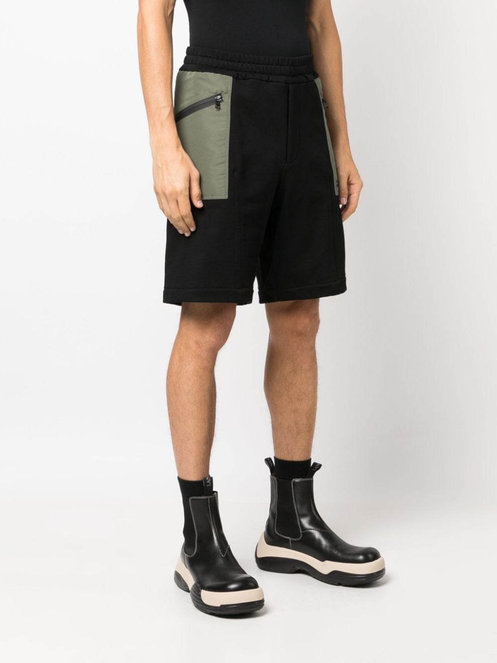 ALEXANDER MCQUEEN Men's 23FW Black Shorts