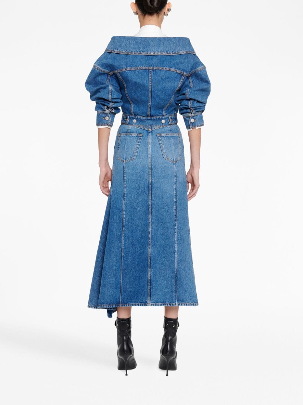 Blue Denim Midi Skirt | FW23 Collection