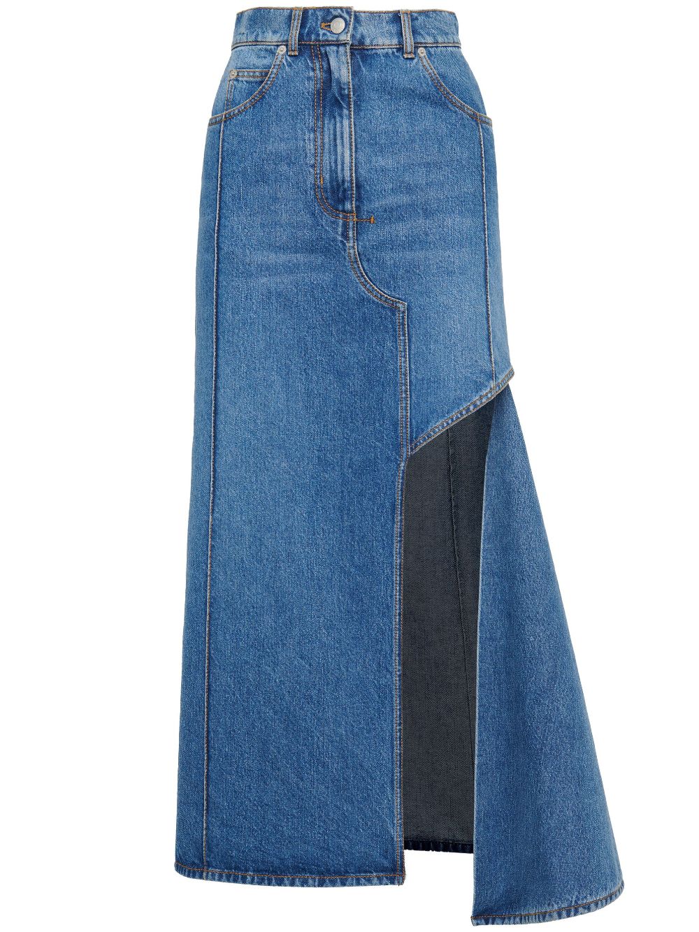 Blue Denim Midi Skirt | FW23 Collection