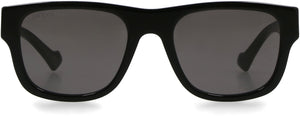 GUCCI Classic Black Acetate Sunglasses for Men - FW23 Collection