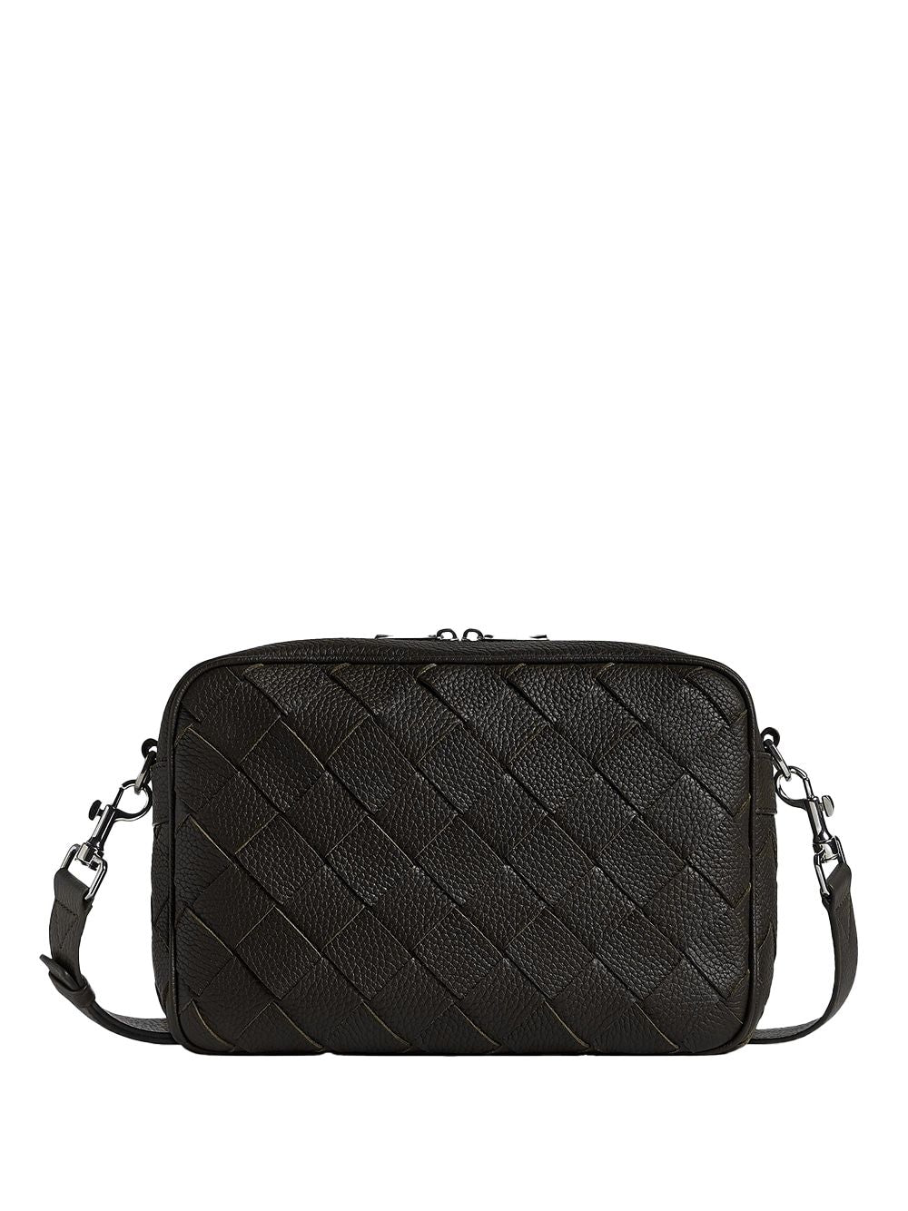 BOTTEGA VENETA Intrecciato Medium Leather Crossbody Bag for Men