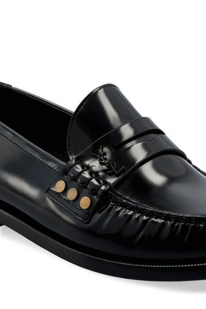 Loafers Black Leather Original for Women