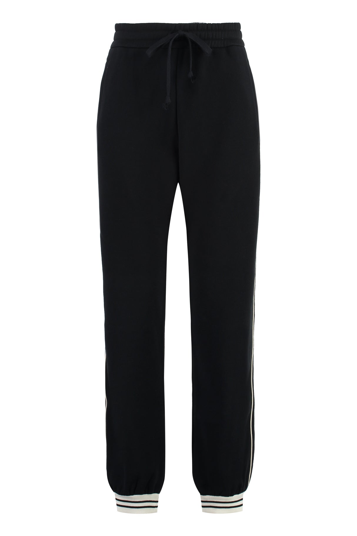 Áo track-pants cotton đen dành cho nữ FW23