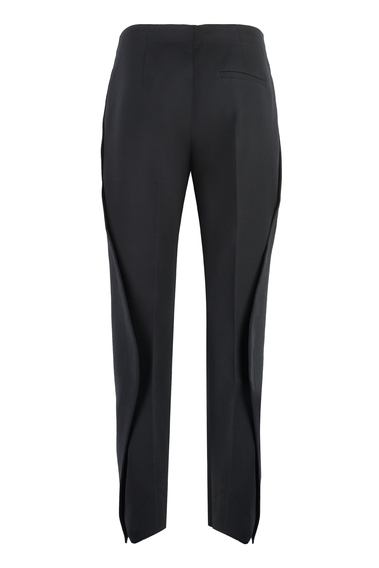 Women's Black Wool Pants for FW23