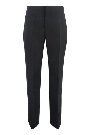 Women's Black Wool Pants for FW23