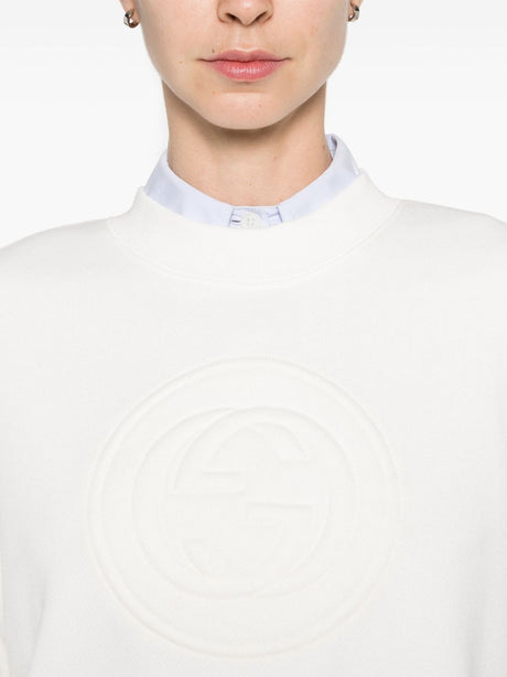 GUCCI Trendy White Knit Sweater for Women - 24SS Collection