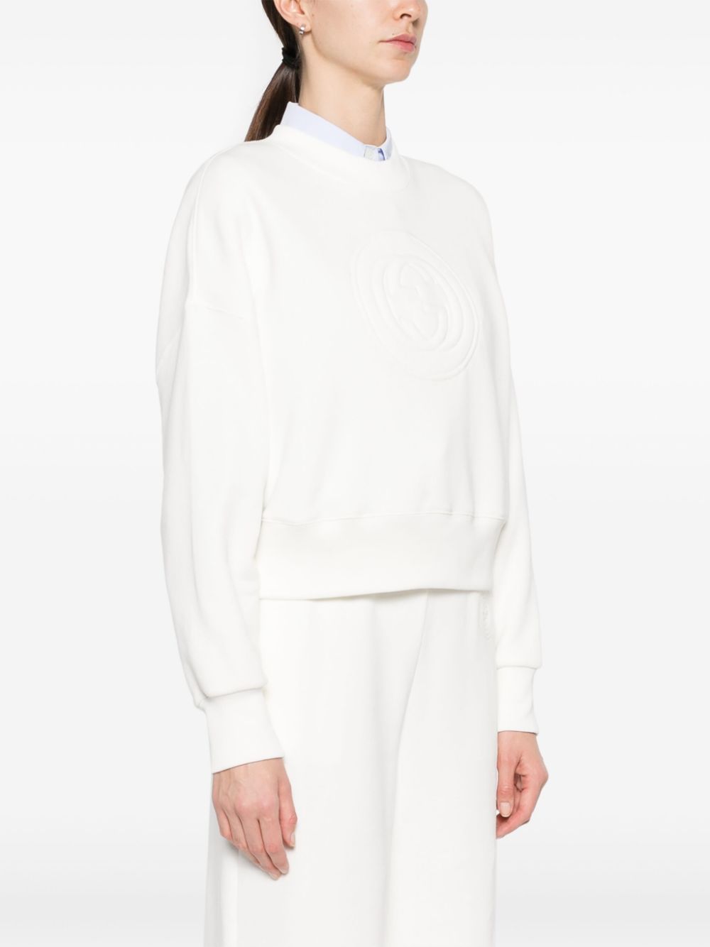 GUCCI Trendy White Knit Sweater for Women - 24SS Collection