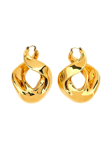 ALEXANDER MCQUEEN Twisted Spiral Earrings