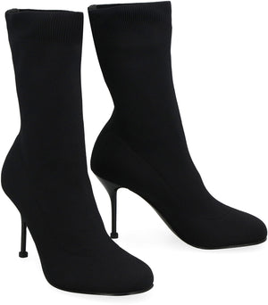 Elastic Ankle Boots with Stiletto Heel for Women - FW23