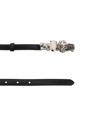 Sleek Black Knuckle Belt for Women - FW23