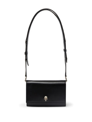 ALEXANDER MCQUEEN Stylish 23FW Black Messenger Bag for Women