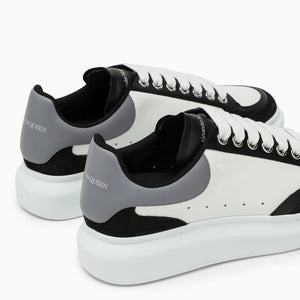 ALEXANDER MCQUEEN Oversized Black Leather Sneakers for Men - SS24 Collection