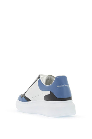 ALEXANDER MCQUEEN Luxury Oversize Leather Sneakers with Contrasting Details