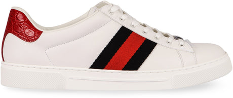 GUCCI Ace Leather Low-Top Sneakers
