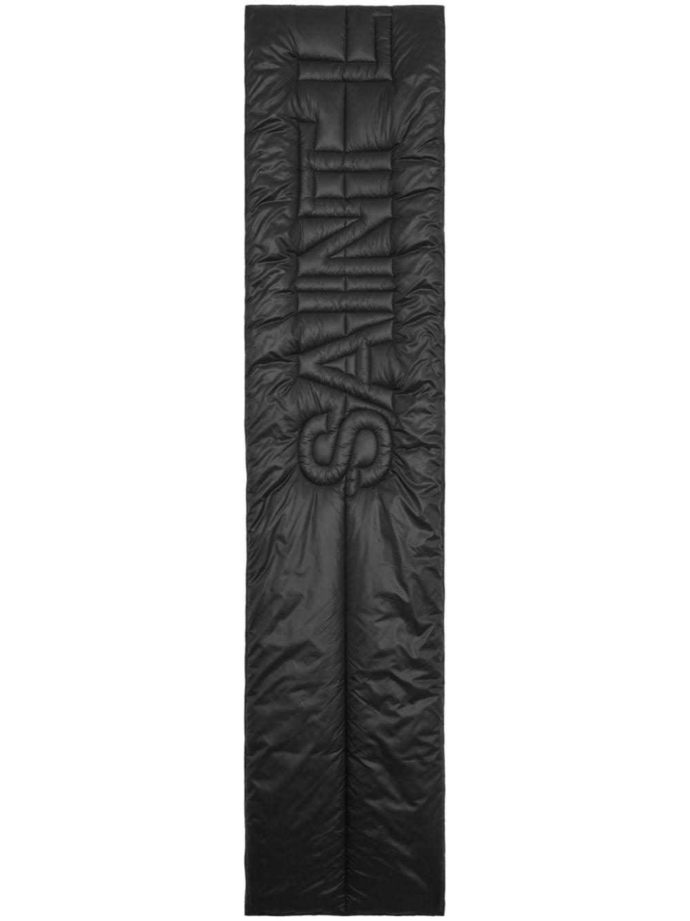 SAINT LAURENT Women's Logo Padded Scarf - Black