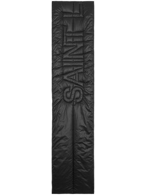 SAINT LAURENT Women's Logo Padded Scarf - Black