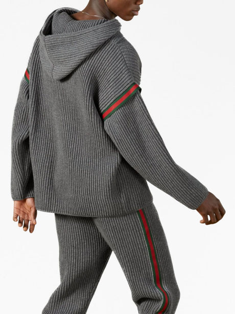 GUCCI Men's 23FW Grey Turtle Neck Sweater - Cozy and Stylish for Fall 2024