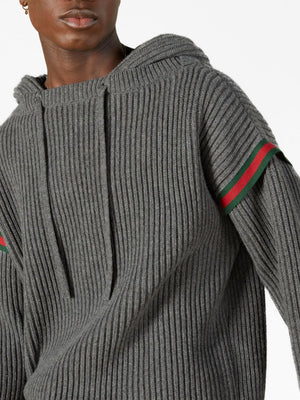 GUCCI Men's 23FW Grey Turtle Neck Sweater - Cozy and Stylish for Fall 2024