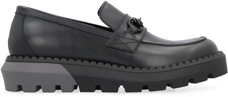 Black Leather Loafers for Men - FW23 Collection