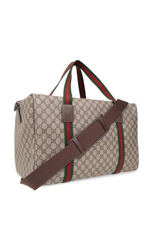 GUCCI Stylish Tan Duffle Bag for Men