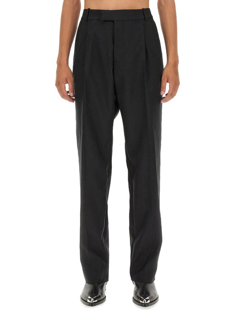 ALEXANDER MCQUEEN Regular Fit Wool Pants - Size 50 IT