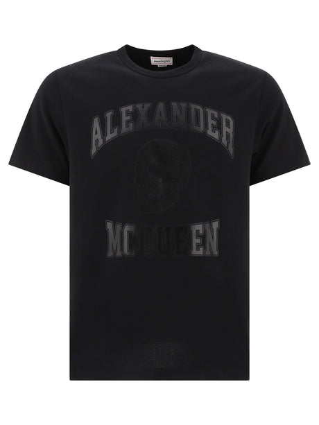 ALEXANDER MCQUEEN Black Tunic Top for Men - 24FW Collection