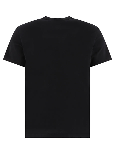 ALEXANDER MCQUEEN Black Tunic Top for Men - 24FW Collection