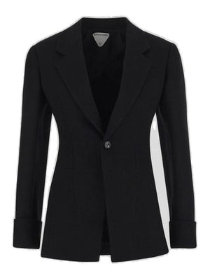 Black Structured Jacket for Women