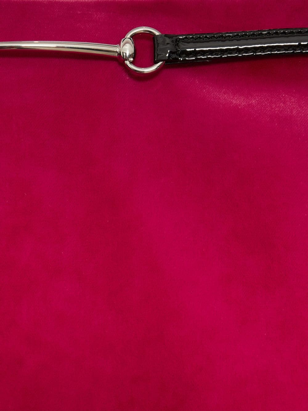 GUCCI Fuchsia Pink Velvet Belted Mid-rise Maxi Skirt for Women