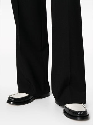 Black Tailored Wool Trousers for Women | FW23 Collection