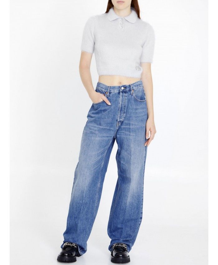 淡藍色寬鬆牛仔褲－女款-美國尺寸27號
