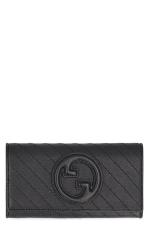 GUCCI Black Continental Wallet for Women | FW23 Collection