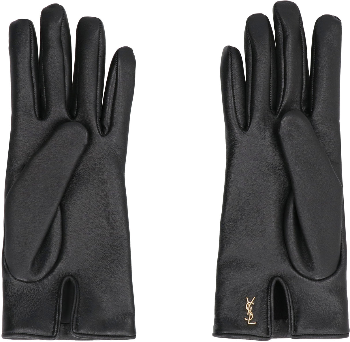 Women's Classic Black Leather Gloves