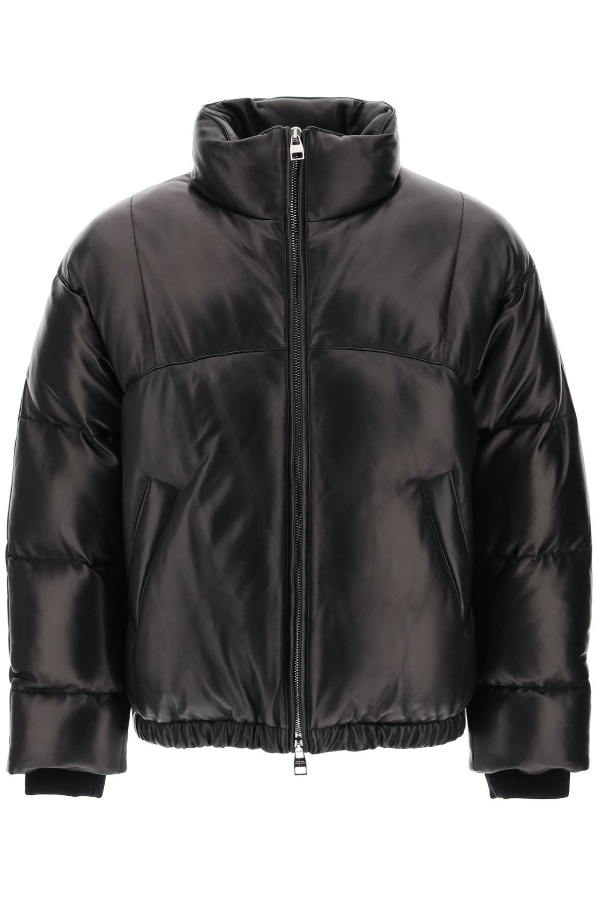 ALEXANDER MCQUEEN Men's Black Quilted Puffer Jacket for FW23